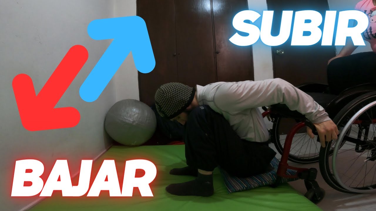 SUBIR Y BAJAR de la SILLA DE RUEDAS en menos de 5 MINUTOS | TRASLADOS 1 ...