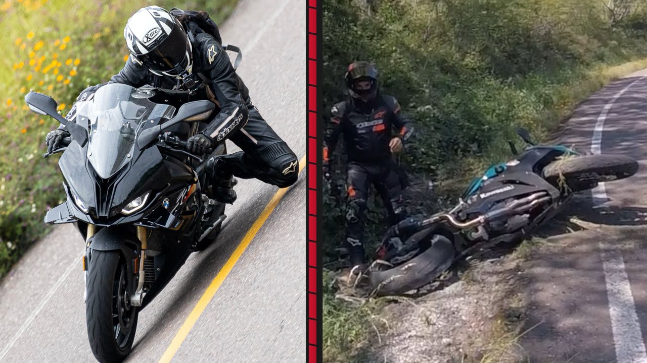 Biker Girl S1000RR VS Kawasaki 600 *FAIL*