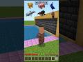 MINECRAFT: WATER RIVER VS MOB ABILITIES 😄WAIT FOR END (WITH MATADORA) #minecraft #shorts