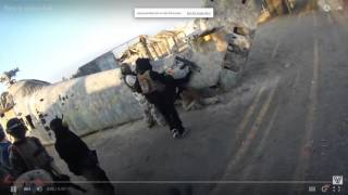 Kid burns airsoft patch, and gets shot with an airsoft gun