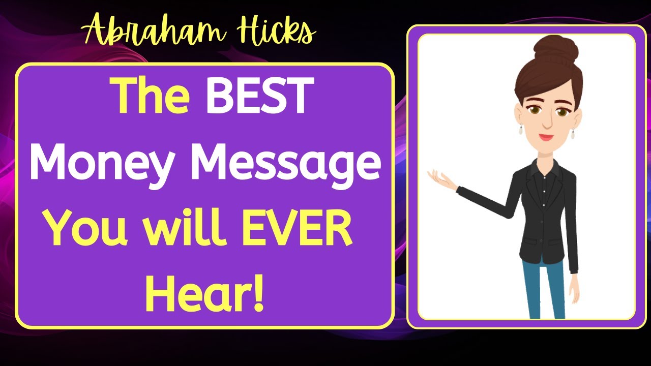 The BEST Money Message You Will EVER Hear 🩷 Abraham Hicks - YouTube