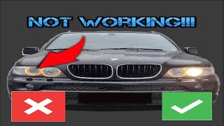 Bmw E53 X5 Headlight Low Beam Fault