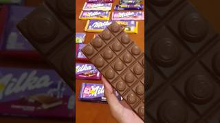 Giant Milka Chocolate 🍫 Haul | ASMR Satisfying