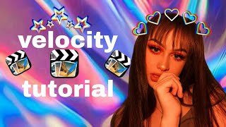 Velocity tutorial/cute cut