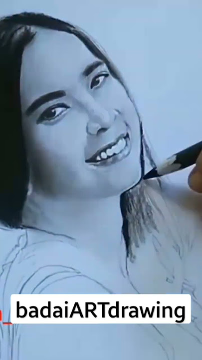 potret pensil maria vania #shorts #mariavania