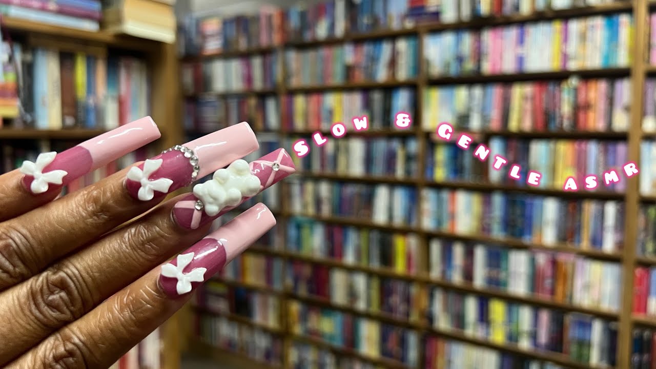 Public ASMR In a Local Bookstore – Slow Scratching, Quiet Whispers & Peaceful Camera Taps(For Sleep)