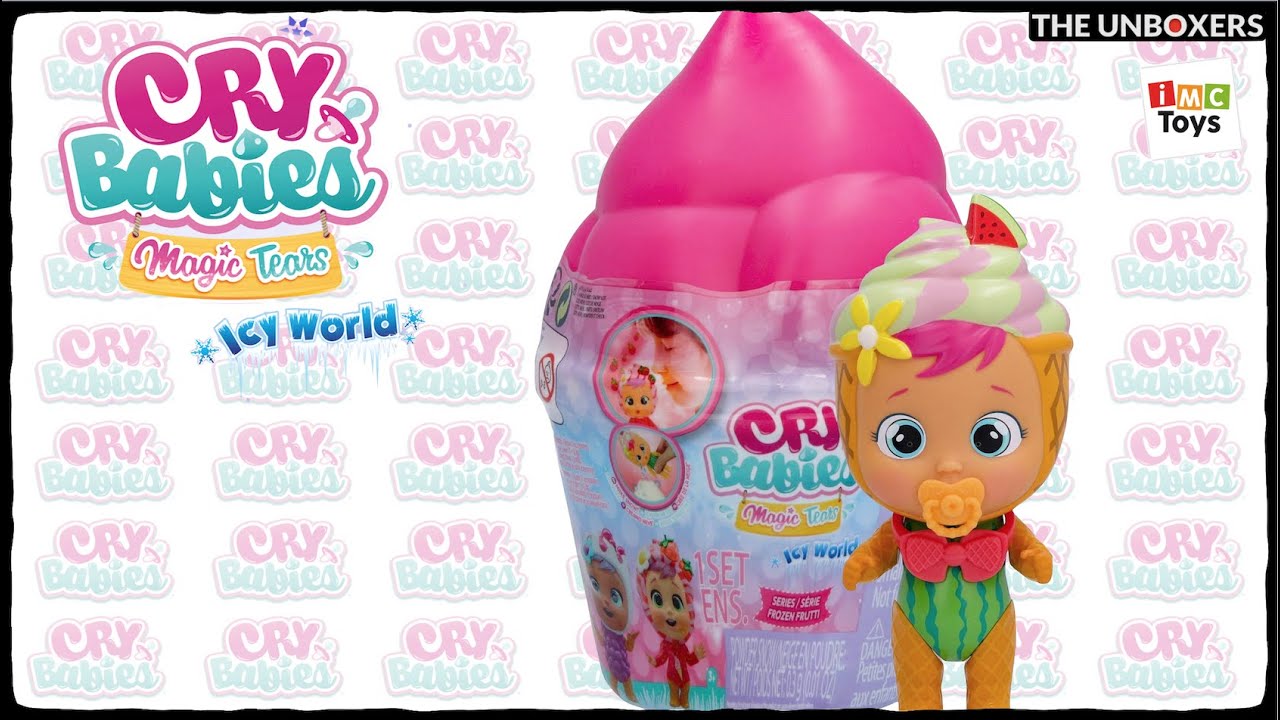 Cry Babies Magic Tears Icy World Frozen Frutti Doll YouTube