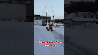 Ontario Snowstorm After Effects East York , Toronto