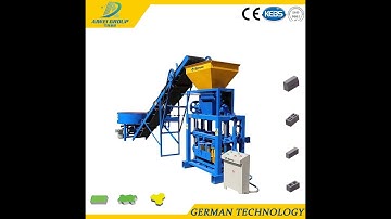 Cost Effective QT40-1 Semi Automatic Cement Brick Block Machinery
