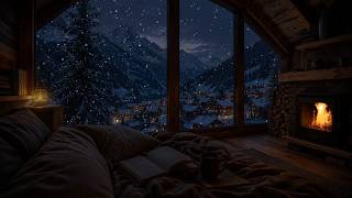 A Slow ❄️ Winter Morning | Gentle Piano And Fireplace Ambience For Sleep, Reading And Quiet Focus