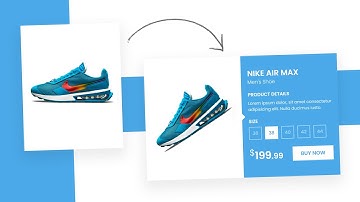 Sliding Product Card UI Design using Html & CSS | CSS Only E-commerce Card @OnlineTutorialsYT