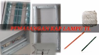 #listrik #ME #enggenering  PEMASANGAN LAMPU RM 2X18W. 