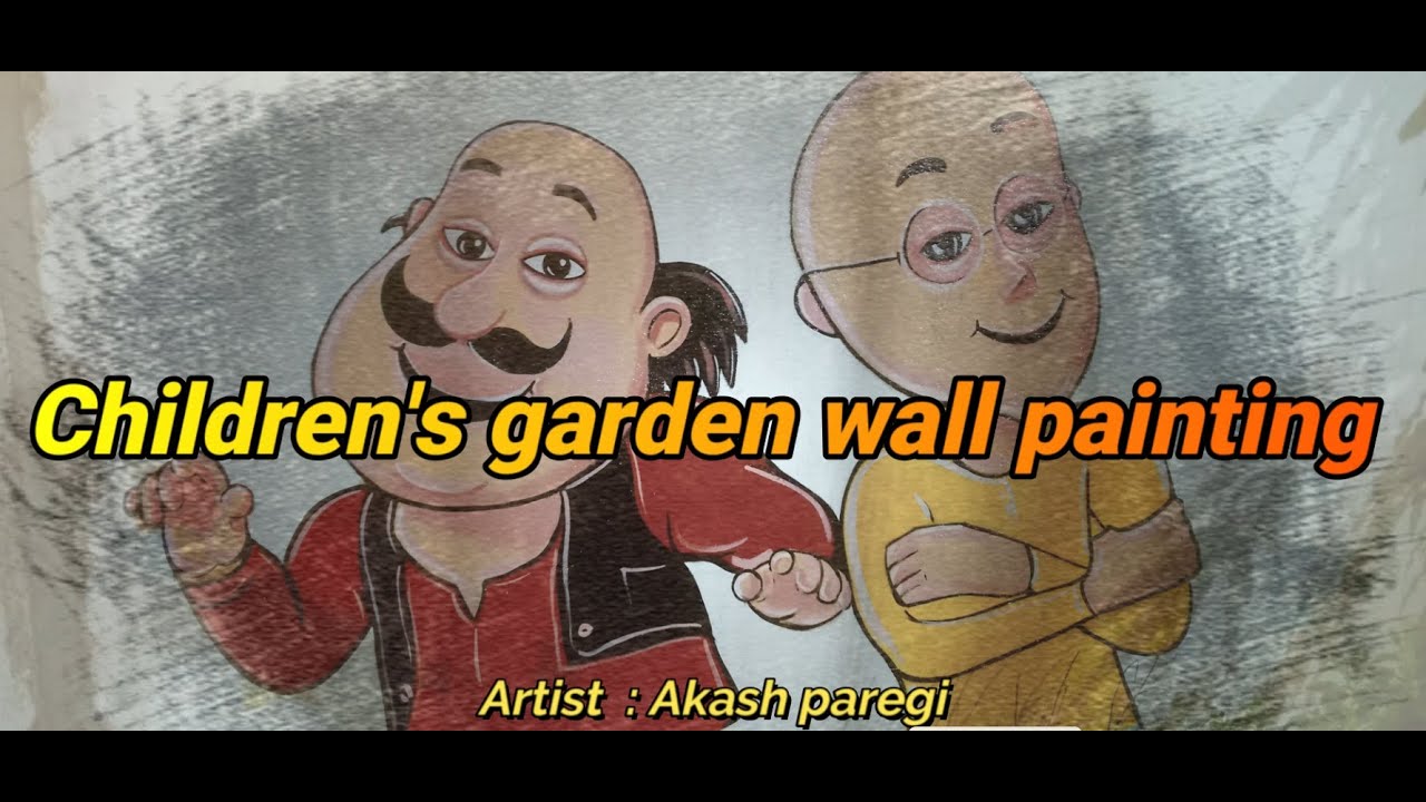 Children Garden Wall Art | Creative Kids Wall Painting Ideas – Ultimate Creative Vlogs #22
