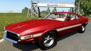BeamNG.Drive Mod : Shelby GT500 428 Cobra Jet 1969 (Crash test)