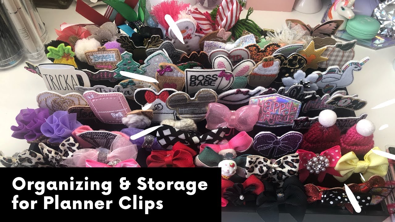 Planner Paper Clip Collection and Storage Ideas!! Let's Get Organized 2020! HOW TO STORE & ORGANIZE!