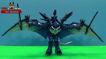 Transformers  Age Of Extinction Deluxe Class Dinobot Strafe, Toy Review by ToyHound