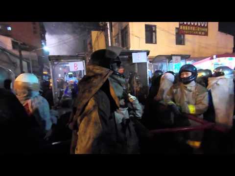 2016台南鹽水蜂炮。武廟前