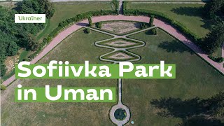 Sofiivka Park in Uman from above · Ukraїner