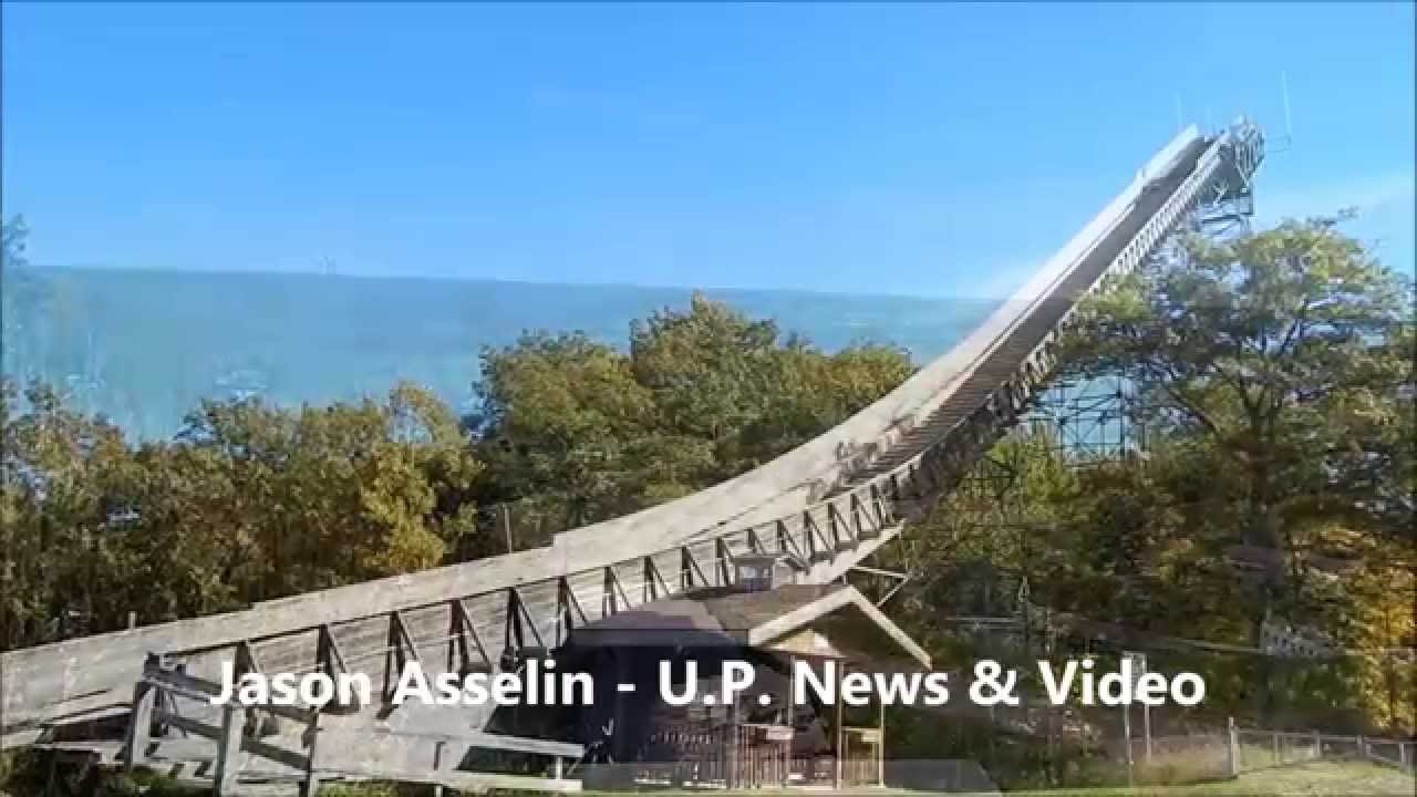 Visiting Upper Michigans Pine Mountain Ski Jump Youtube pertaining to ski jumping in michigan for Home
