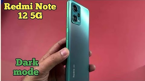 Dark Mode Enable In Redmi Note 12 5G, Dark Mode Setting In Redmi Note 12 5G, How To Enable