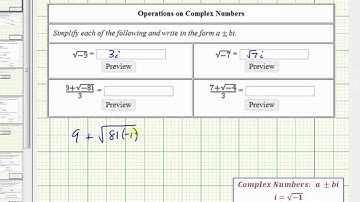 Ex: Simplify Complex Numbers