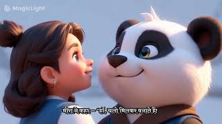 Baraf Ka Ghar Aur Bhalu Ki Dosti | A Winter Friendship Story for Kids | @FunlodeonCartoon