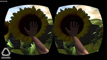 Sixense  STEM System prototype w  foot+hand tracking w  Oculus Rift & Tuscany Demo)