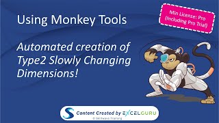 Using Monkey Tools - No-code Type 2 Slowly Changing Dimensions for Power Pivot models