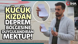 11 Yaşındaki Gökçeden Deprem Bölgesine Duygulandıran Mektup