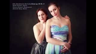 F. Mendelssohn  Bartholdy Gruss  -  Wohin ich geh und schaue