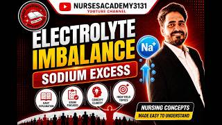 electrolyte imbalance II sodium excess #hypernatremia #fundamental #class4 #nursesacademy3131