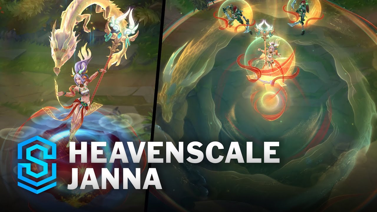 Heavenscale Janna Skin Spotlight PreRelease PBE Preview League