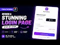 Figma Login Page Design for Beginners | Clean & Modern UI