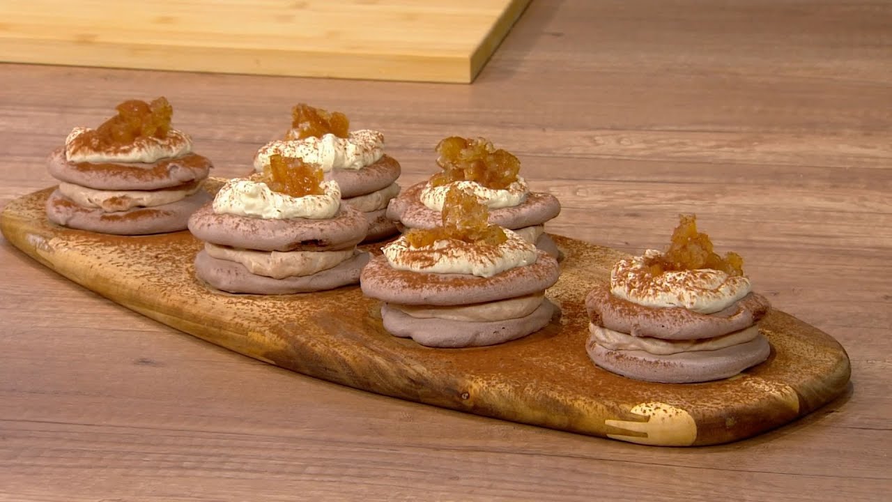 Πάβλοβα με κρέμα κάστανο | Ανδρέας Λαγός | ΕΡΤ