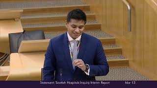 Ministerial Statement: Scottish Hospitals Inquiry Interim Report - 13 March 2025