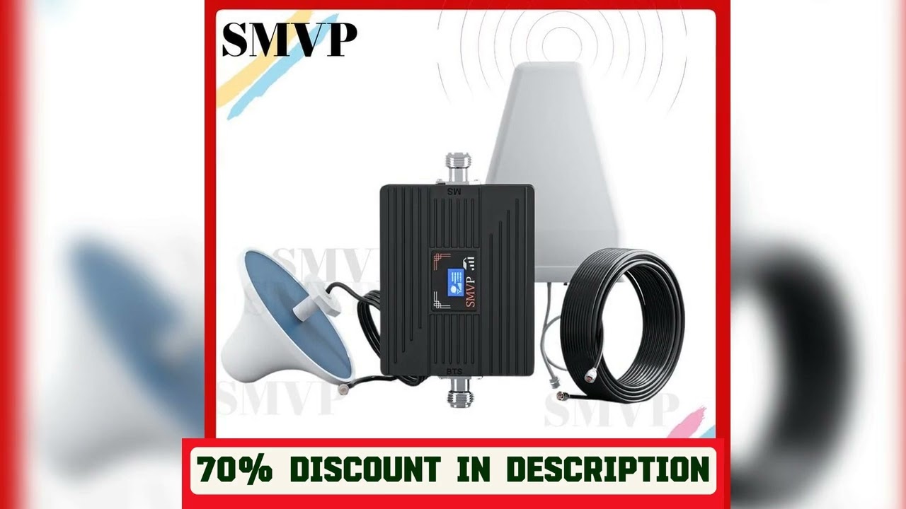 A must-have product! SMVP  4G Signal Booster  Booster Kit Amplifier GSM 2G 3G 4G 800 900 LTE 1800