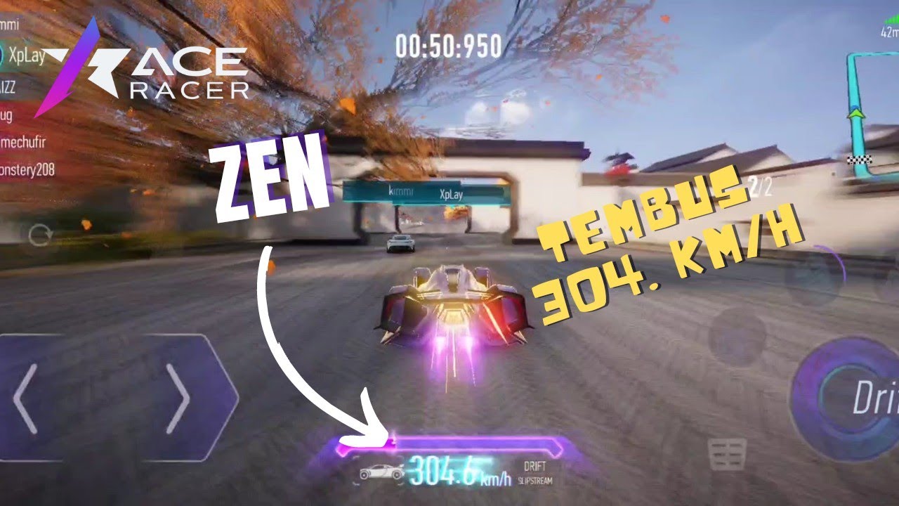 Ace Racer | Nyoba Mobil ZEN Tembus 304 km/h - YouTube