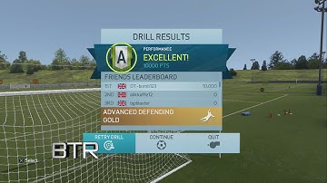 Fifa 16 Skill Games Advanced Defending Gold Level