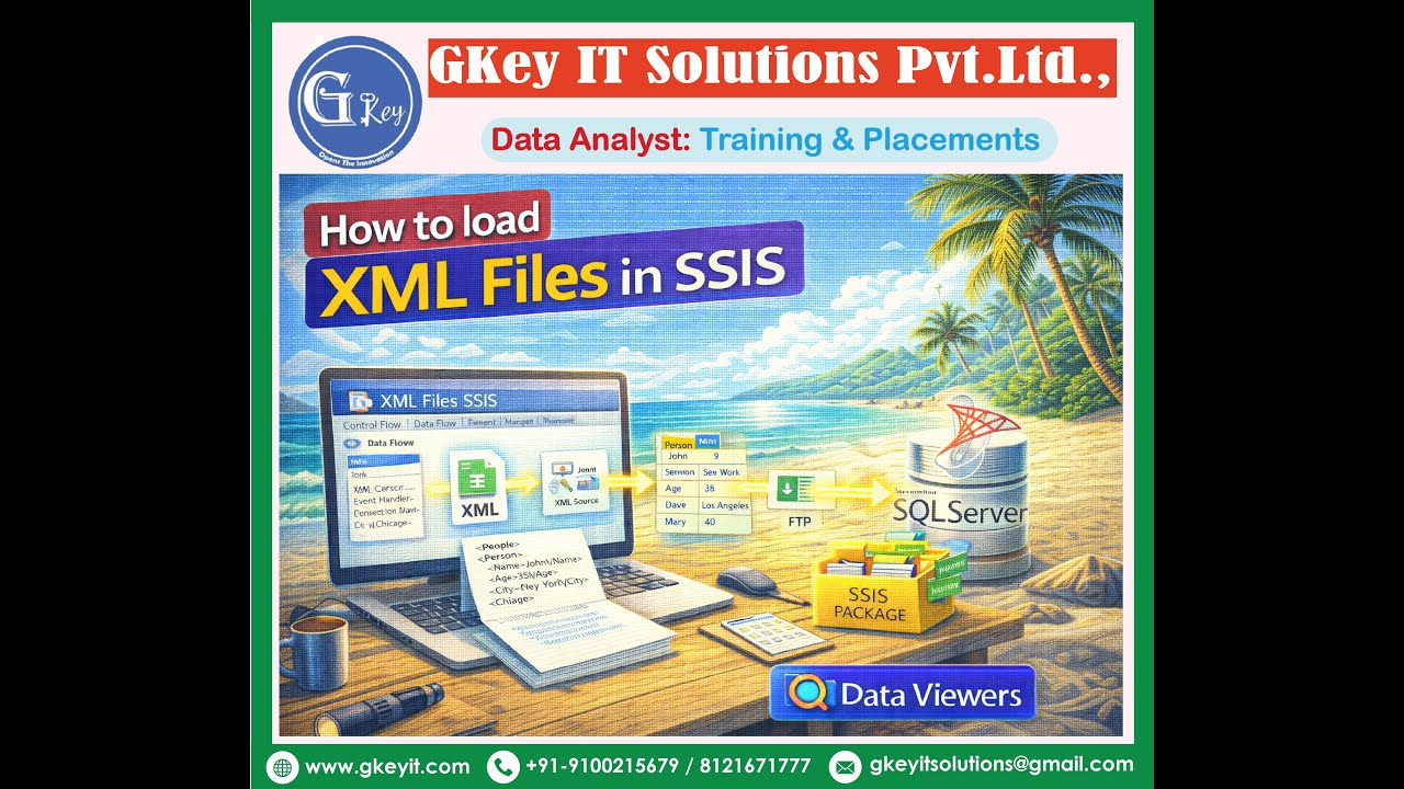 Part-6: How to load XML Files in SSIS #ssis #database #sqlserver - YouTube