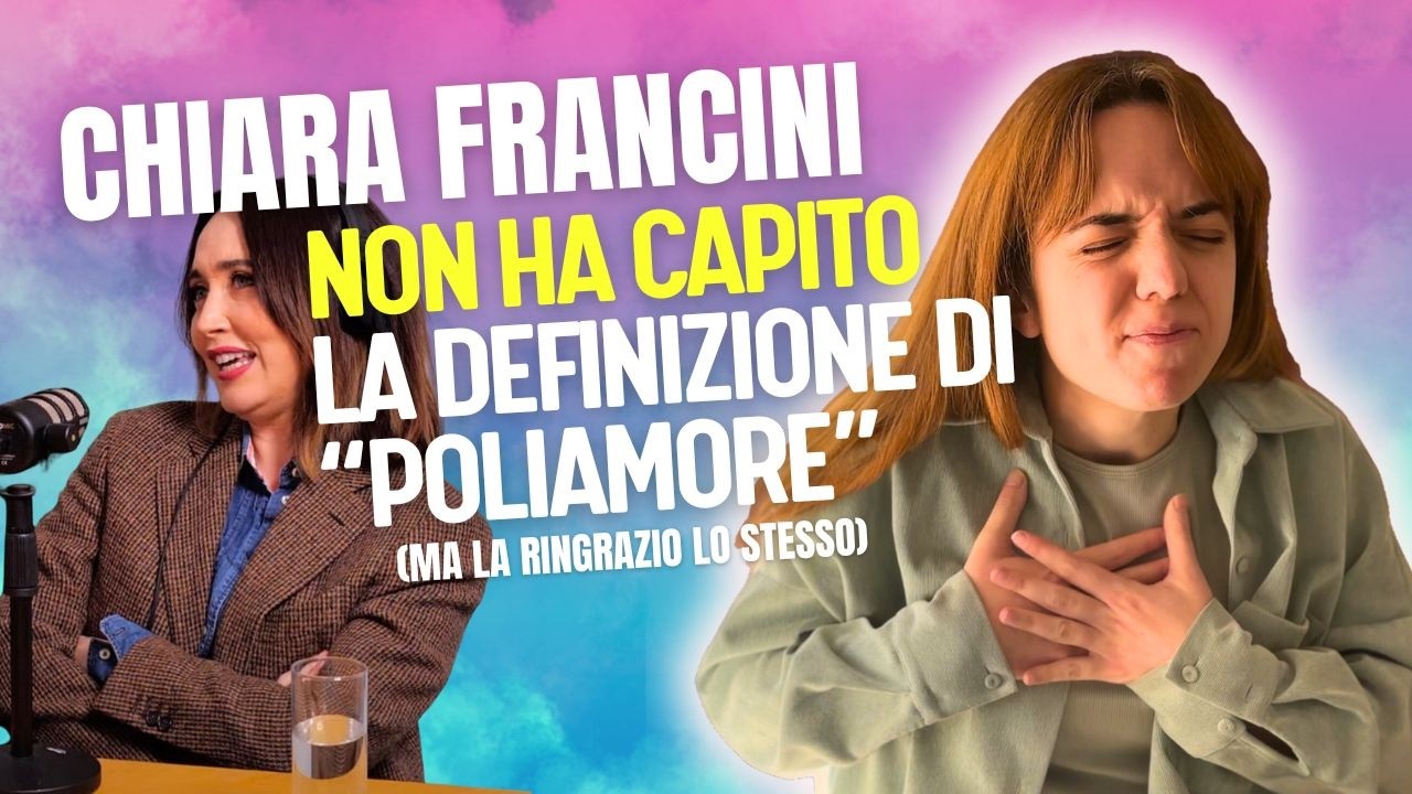 Chiara Francini NON HA CAPITO: nel Poliamore ESISTE la GELOSIA