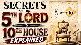Secrets Of The 5th Lord In 10th House Explained + Chart  Analysis