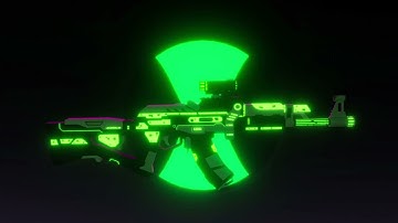 Ben 10 Themed Gun || Turn Table + Assembly Animation || Maya 3D | Arnold Render | Substance Painter