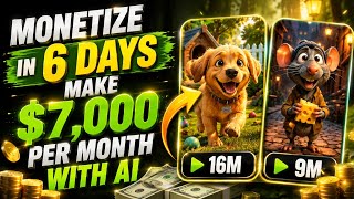 MONETIZE IN 6 DAYS: Make $7,000/Month with AI Content (Full Blueprint)