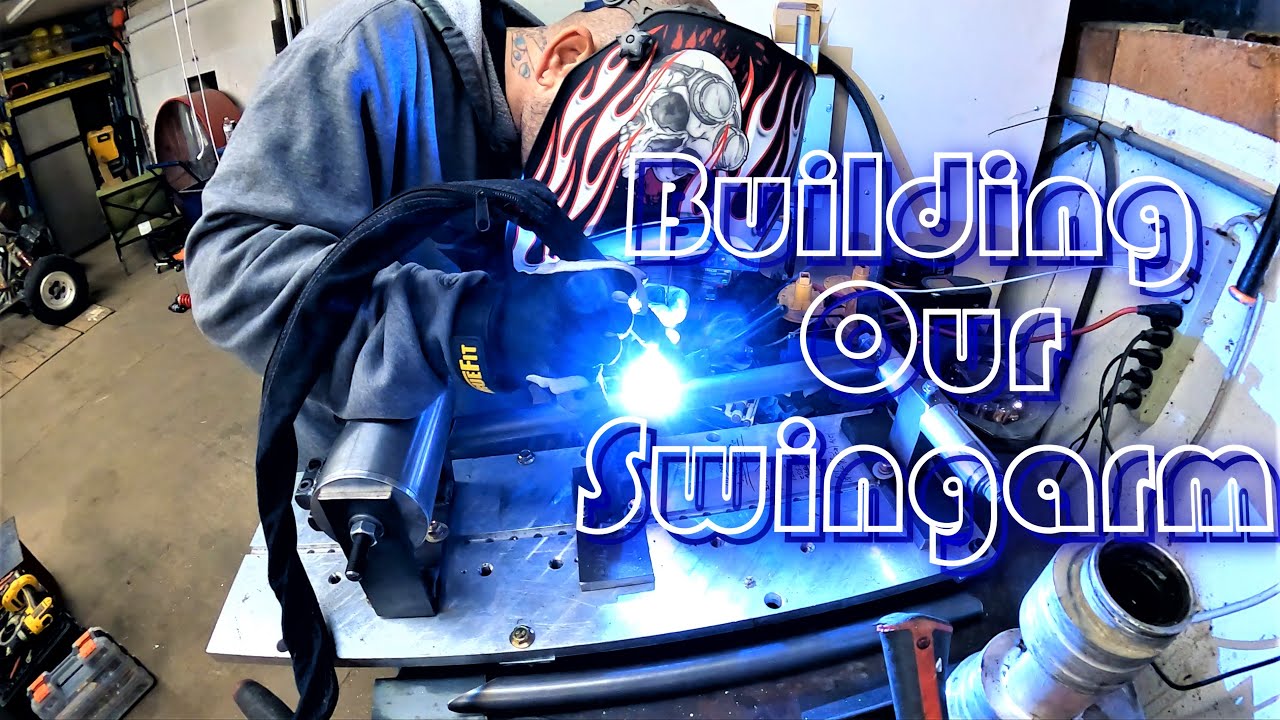 Build a swingarm at home. Explaining our jig and starting our custom +2 build. TRX450R Hybrid #9