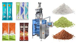 Multi Lane Powder Stick Packing Machine For Pharma Powder, Milk Powder, Coffee Powder Etc.
