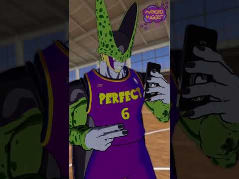 Goku Shot From The Moon, And Cell Took That Personally 🏀 #vrchat #anime #shorts