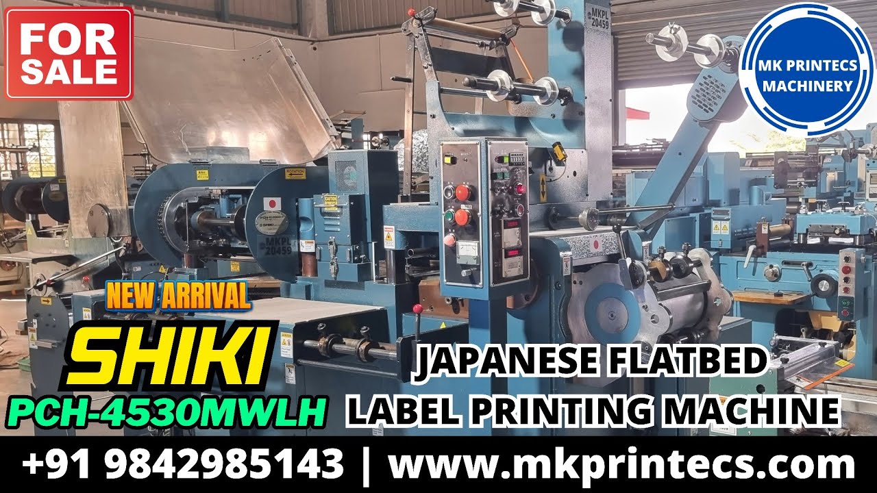 MKPL20459 SHIKI PCH 4530MWLH JAPANESE FLATBED LABEL PRINTING