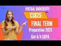 CS625 FINAL TERM PEPERATION 2025|CS625 FINAL TERM MCQ'S PREPARATION 2025 #virtualuniversity #CS625