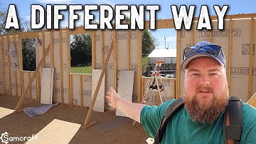 Cutting Out Window & Door Openings with House Wrap & Siding // DIY Workshop Build