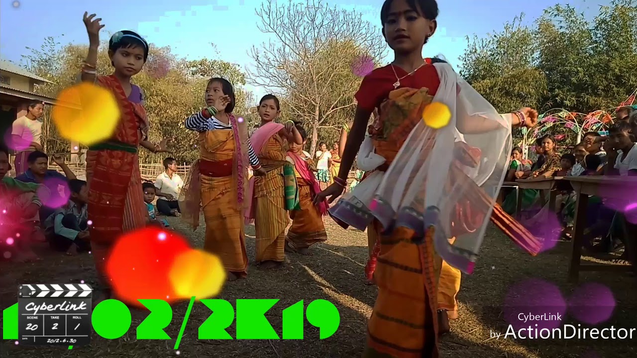 Tulunga Puri Boro Dance Students performance @Saraswati puja 2019@ My ...